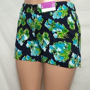 Merona Women New Size 2 navy flat-front